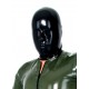 Cagoule latex avec ouvertures personnalisables