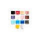 Gants courts bicolores en latex personnalisable
