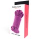 Corde de bondage en coton violet 5 mètres Darkness