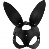 Masque de lapin Pet Play en similicuir Vegan Coquette