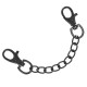 Menottes de chevilles rouge et noir Fetish Submissive