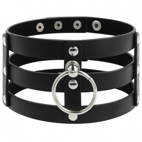 Triple choker vegan par Coquette