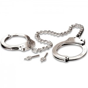 Menottes de chevilles métal Police