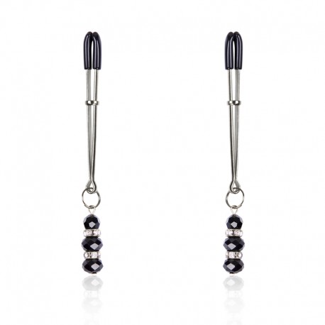 Pinces à tétons avec perles