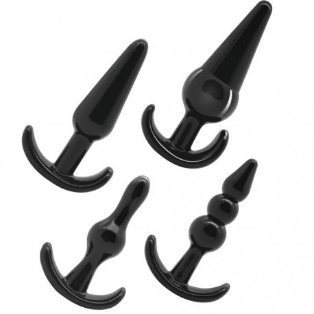 Kit de 4 plugs plaisir anal débutant