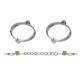 Menottes arrondies luxueuses en acier