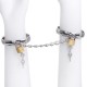 Menottes arrondies luxueuses en acier