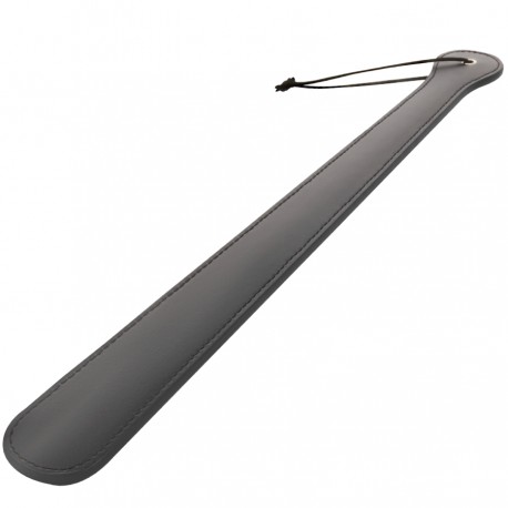 Paddle long noir en cuir vegan - Accessoire BDSM Malins-Plaisirs
