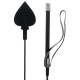 Cravache BDSM avec embout silicone pique Darkness