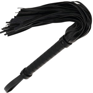 Flogger BDSM en simili cuir 42 centimètres Darkness
