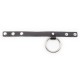 Cockring cuir anneau ballstretcher