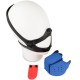 Muselière Pet-Play néoprène bleu - Accessoire BDSM Malins-Plaisirs