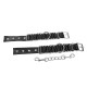 Menottes Hinge Like en acier et similicuir