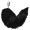 Plug anal queue de fourrure noire