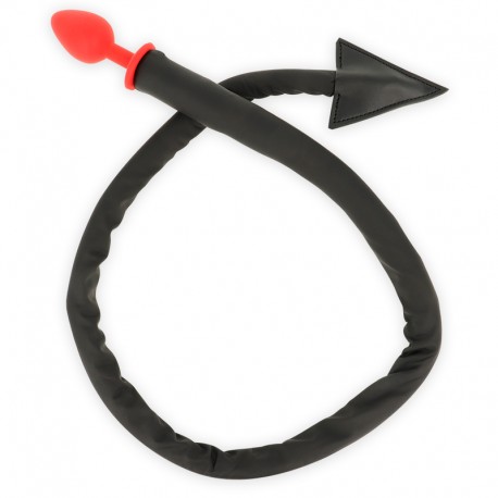 Plug anal silicone queue de diable