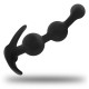Plug anal chapelet en silicone souple
