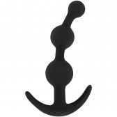 Plug anal chapelet en silicone souple