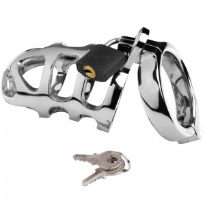 Cage de chasteté en inox massif