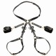 Harnais de bondage noir avec petits nœuds par Strict