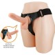 Ensemble harnais strap-on universel et gode réaliste à ventouse 20 centimètres Pretty Love