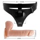 Ensemble harnais strap-on universel et gode réaliste à ventouse 20 centimètres Pretty Love
