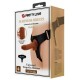Ensemble harnais strap-on universel et gode réaliste à ventouse 21 centimètres Pretty Love