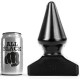 Plug anal XXL conique avec base large par All Black