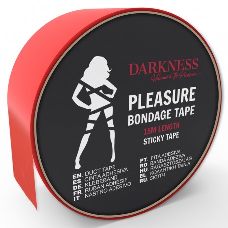 Bondage tape adhésive rouge Darkness Bondage tape adhésive rouge Darkness