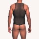 Bodystring sexy mesh noir
