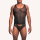 Bodystring sexy mesh noir