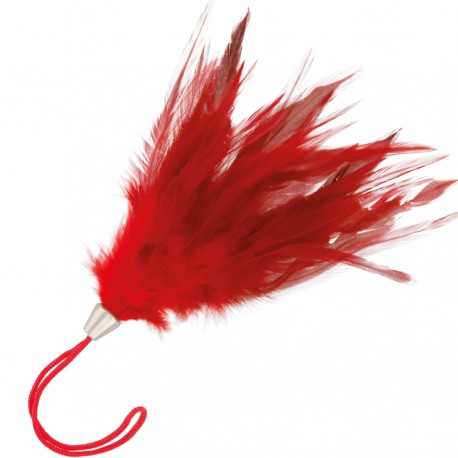 Plumeau rouge foncé pour le Sensation Play Darkness - Malins-Plaisirs BDSM