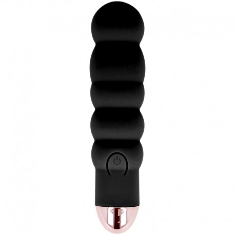 Vibro noir Dolce Vita rechargeable - Sextoy SM Malins-Plaisirs