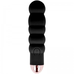 Vibro noir Dolce Vita rechargeable - Sextoy SM Malins-Plaisirs