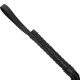Flogger martinet en cuir végétal noir Black Line - Impact Play BDSM