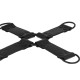 Hogtie croix BDSM pour connecter les menottes - Bondage Malins-Plaisirs