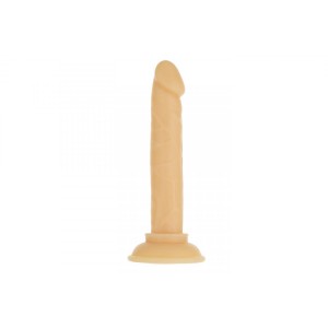 Petit gode ventouse en silicone Tino Addiction, vue de côté