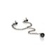 Pinces à seins avec poids de 130g - Accessoires BDSM Malins-Plaisirs