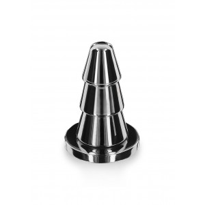 Plug anal acier Advanced Pleasure - Sextoy BDSM Malins-Plaisirs