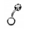 Plug anal acier à poignée Fine Pleasure - Sextoy BDSM Malins-Plaisirs