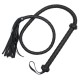 Fouet noir 150cm cuir végétal - Accessoires BDSM Malins-Plaisirs