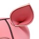 Cagoule de cochon Pet Play en néoprène détail des oreilles