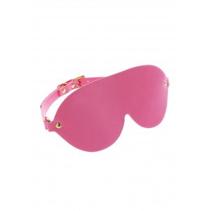 Loup simili cuir rose Malibu - Accessoires BDSM Malins-Plaisirs