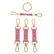 Hogtie croix de bondage rose - Accessoires BDSM Malins-Plaisirs
