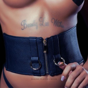 Corset de bondage Dark Couture - Lingerie BDSM Malins-Plaisirs