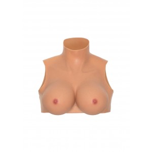 Prothèse courte silicone faux seins - Accessoires Travestis BDSM