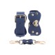 Menottes de chevilles silicone bleu - Accessoires BDSM Malins-Plaisirs