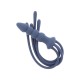 Gode fouet silicone bleu - Accessoires BDSM Malins-Plaisirs