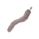 Plug anal fourrure loup gris - Boutique BDSM Malins-Plaisirs