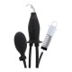 Plug gonflable avec seringue enema - Boutique BDSM Malins-Plaisirs