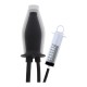 Plug gonflable avec seringue enema - Boutique BDSM Malins-Plaisirs